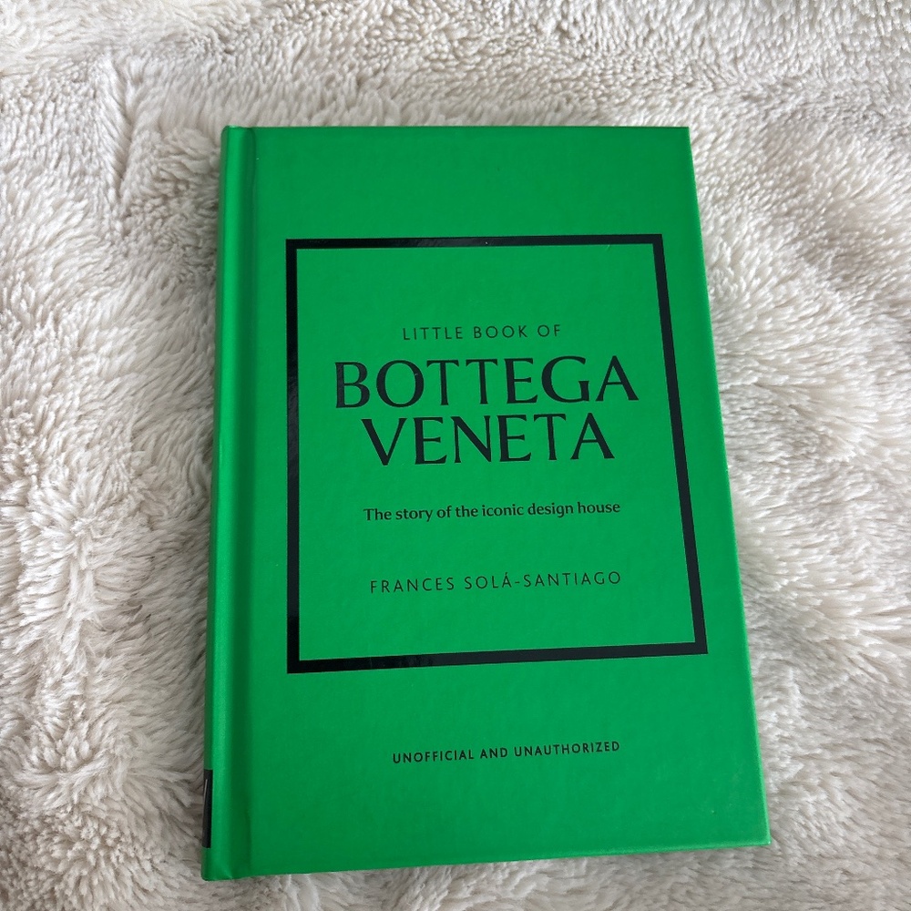 Little Book of Bottega Veneta Hardcover Fashion Coffee Table Book Designer